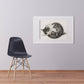 Vintage Sleeping Kitten Poster