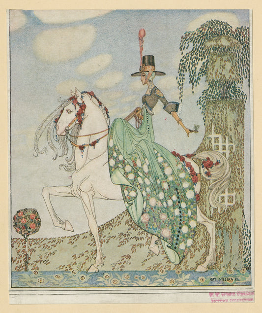 La princesa Minon-Minette cabalga por el mundo (1912) de Kay Rasmus Nielsen