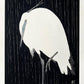 White Heron Dark Snow by Ohara Koson Poster