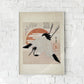 Crane in Front of the Rising Sun by Yashima Gakutei