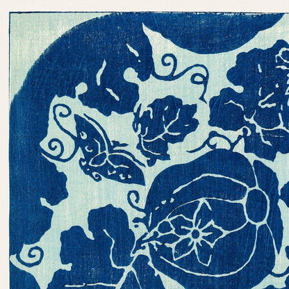 Diseño de flores azules de Taguchi Tomoki