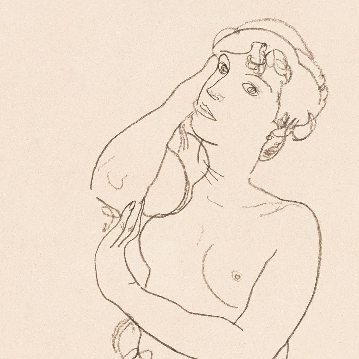 Naked Lady 02 by Egon Schiele