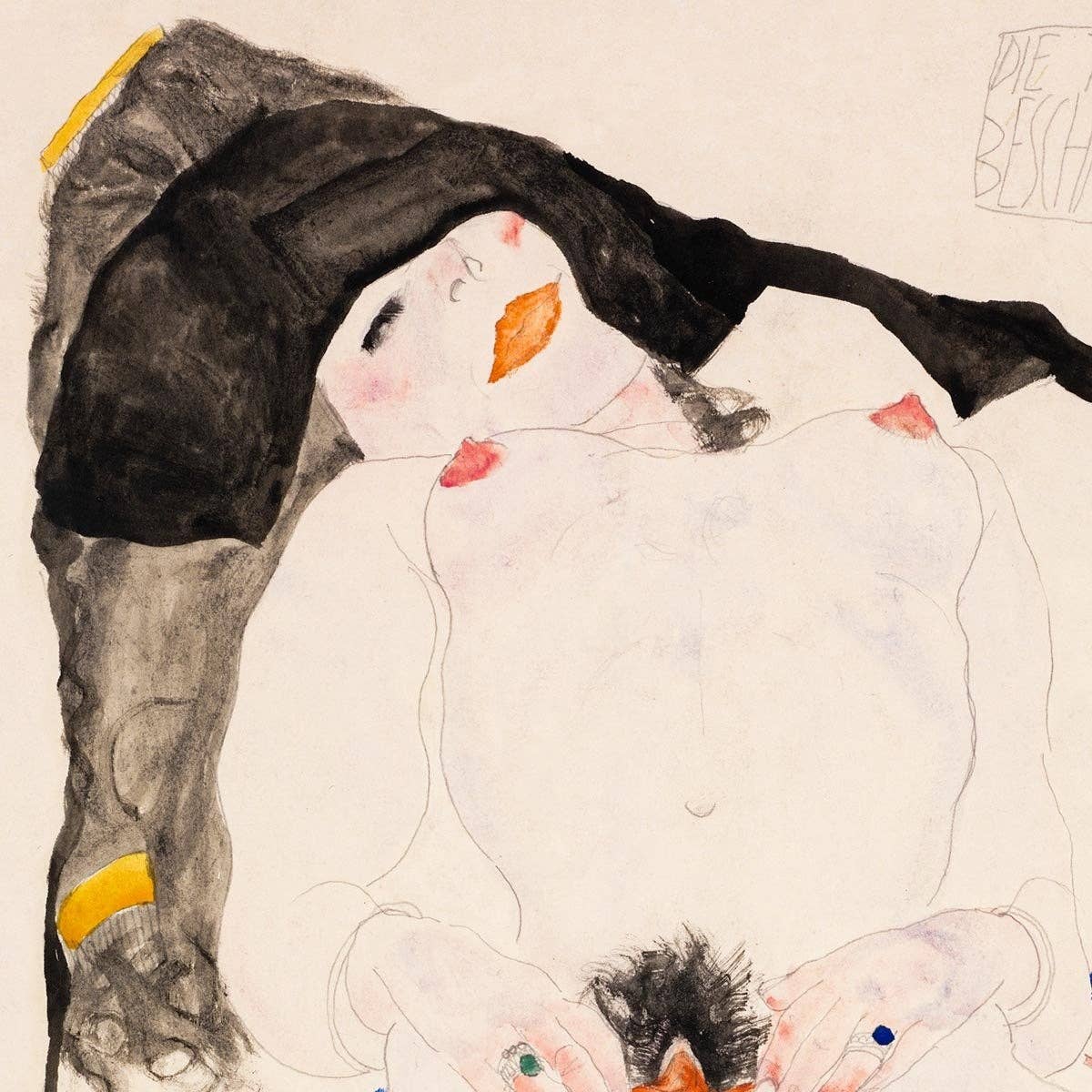 Observed in a Dream by Egon Schiele