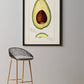 Vintage Avocado Art Print