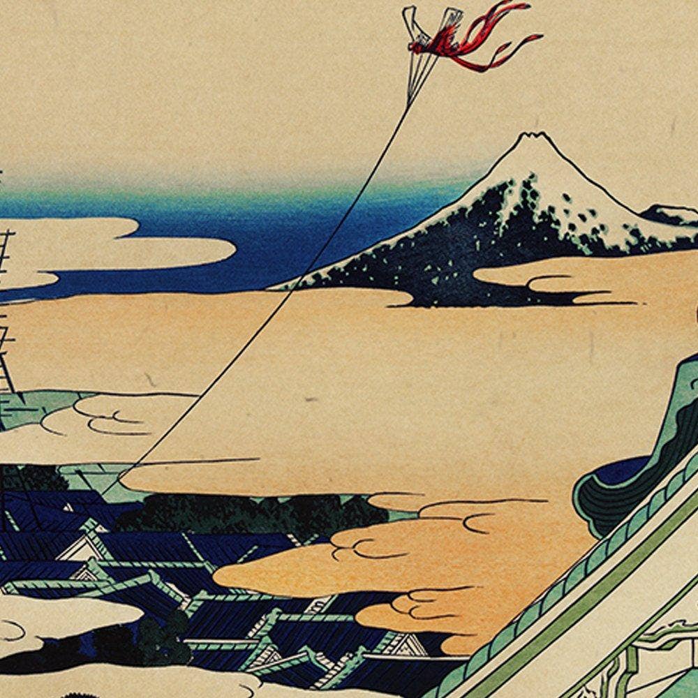 Japanese City Daily Life No.1 by Hokusai