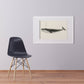 Classic Vintage Whale Poster