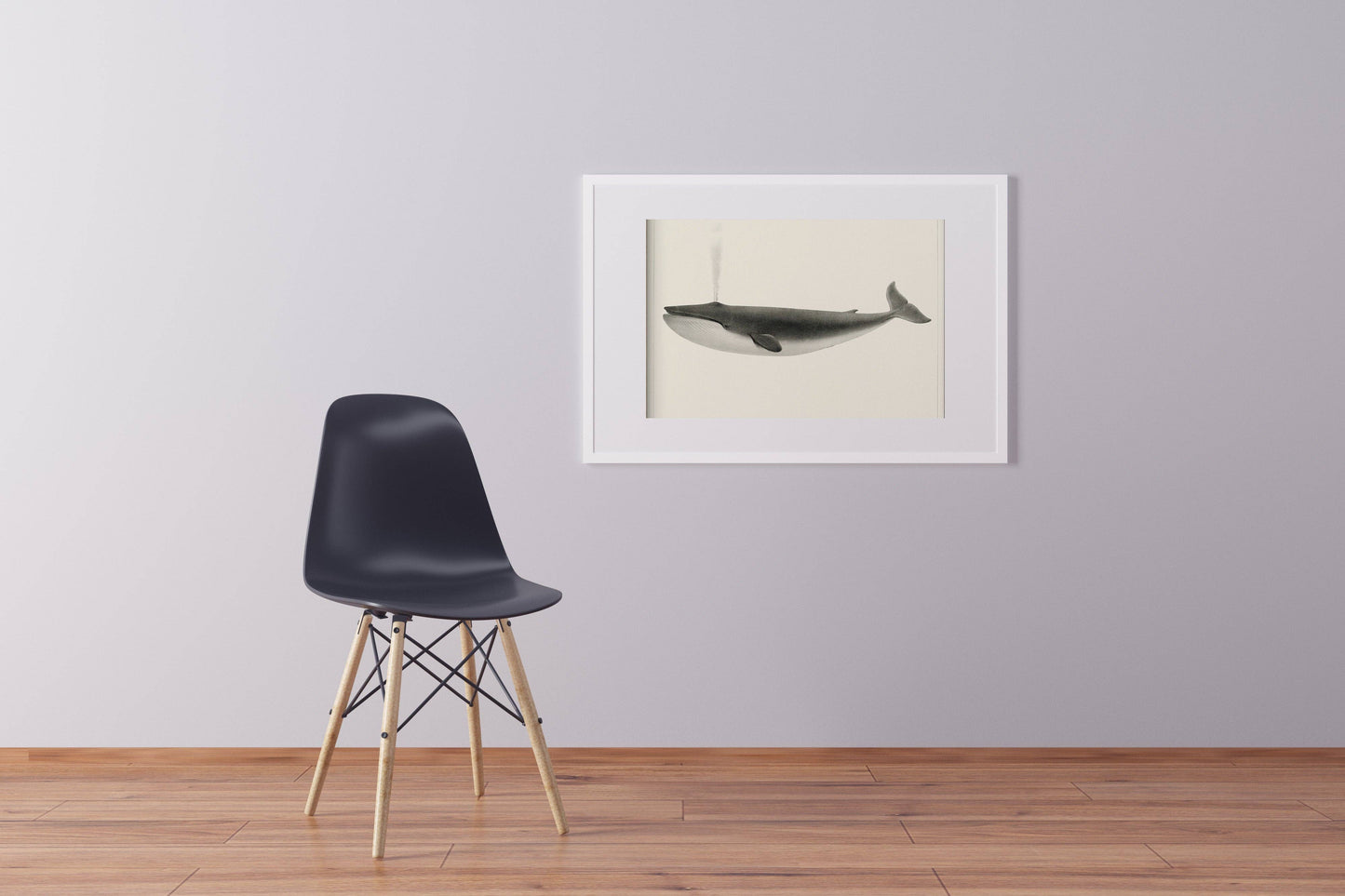 Classic Vintage Whale Poster