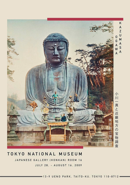 Póster de la exposición de Buda de Ogawa Kazumasa