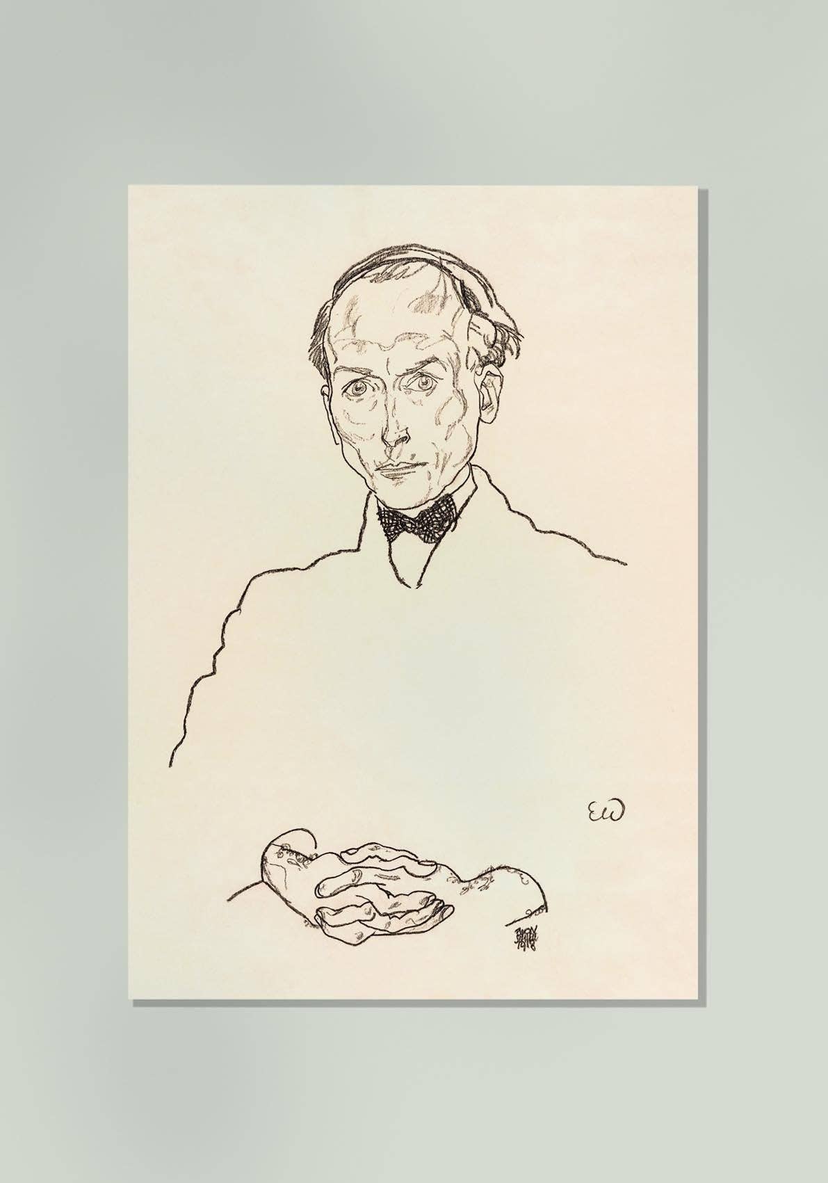 Dr Ernst Wagner by Egon Schiele