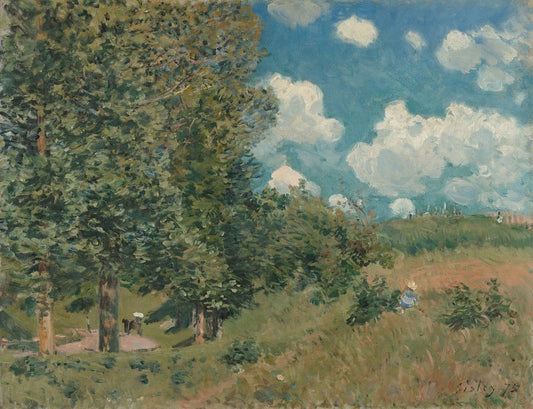 El camino de Versalles a Saint-Germain de Alfred Sisley