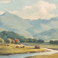 Carnedd Llewelyn and Carnedd David, Carnarvonshire, Seen Across the River Ogwen