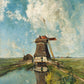 A Windmill on a Polder Waterway, also known as In the Month of July (c. 1889) by Paul Joseph Constantin Gabriel