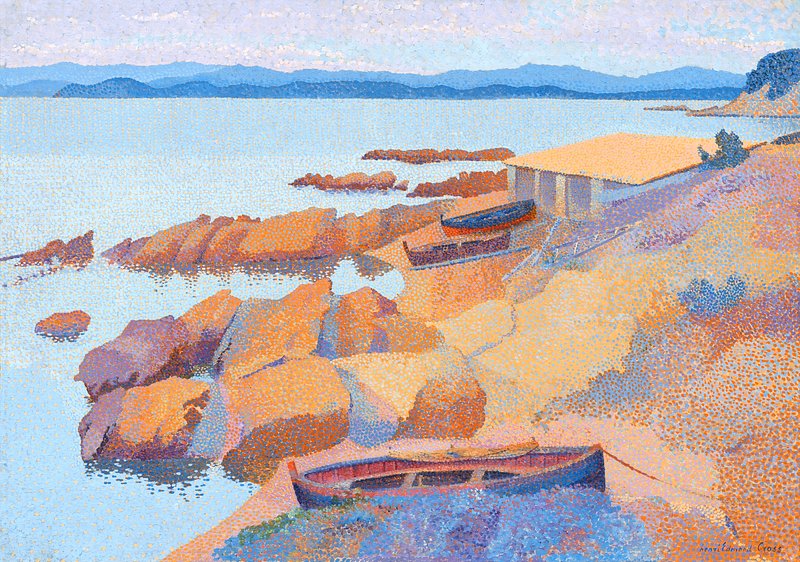 Calanque des Antibois (1891-1892) de Henri-Edmond Cross