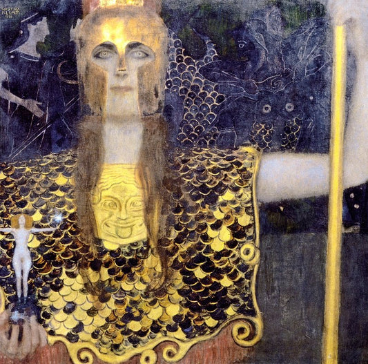 Palas Atenea (1898) de Gustav Klimt