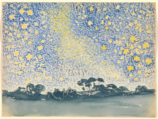 Paisaje (1904) de Henri-Edmond Cross.