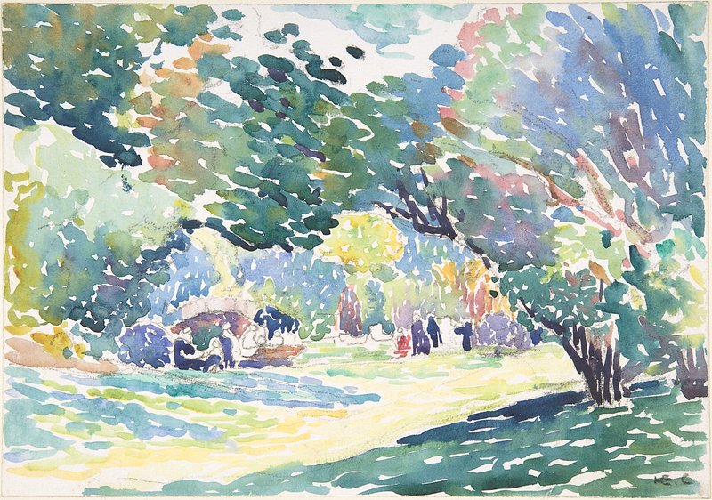 Landscapeca (1904) by Henri-Edmond Cross.