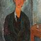 Amedeo Modigliani's Chaim Soutine (1917) famous painting.