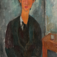 Amedeo Modigliani's Chaim Soutine (1917) famous painting.