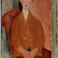 Amedeo Modigliani's Boy in Short Pants (1918) famous painting.