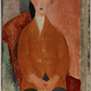 Amedeo Modigliani's Boy in Short Pants (1918) famous painting.