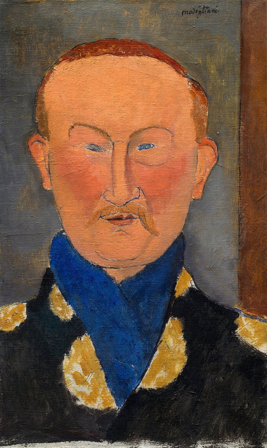 El famoso cuadro de Léon Bakst (1917) de Amedeo Modigliani.