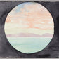 Bay of Tunis Through Porthole of Steamship Fürst Bismark, Tunisia, North Africa, Travel Sketch by Daniel Hudson Burnham