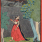 The Eager Heroine on Her Way to Meet Her Lover out of Love (Kama Abhisarika Nayika) by Mola Ram