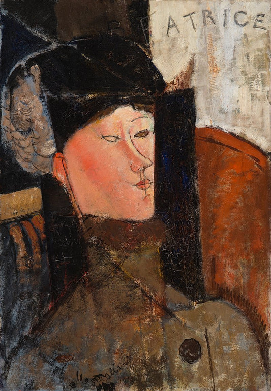 Beatriz (Retrato de Béatrice Hastings) de Amedeo Modigliani