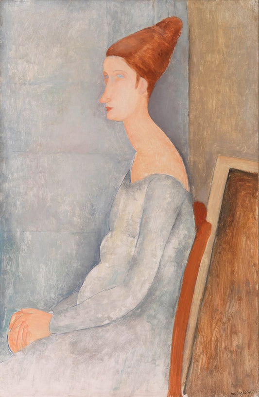 Retrato de Jeanne Hébuterne (Retrato de Jeanne Hébuterne) de Amedeo Modigliani