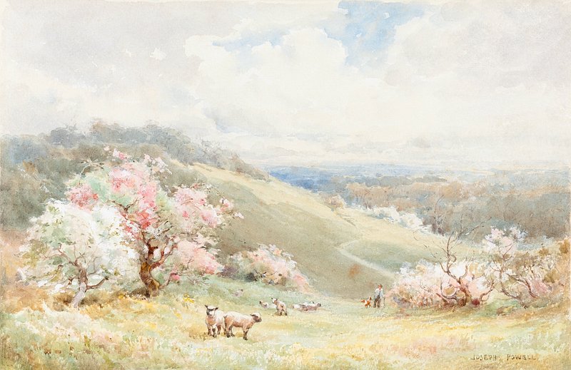 Spring by Joseph Rubens Powell (1835–1871)