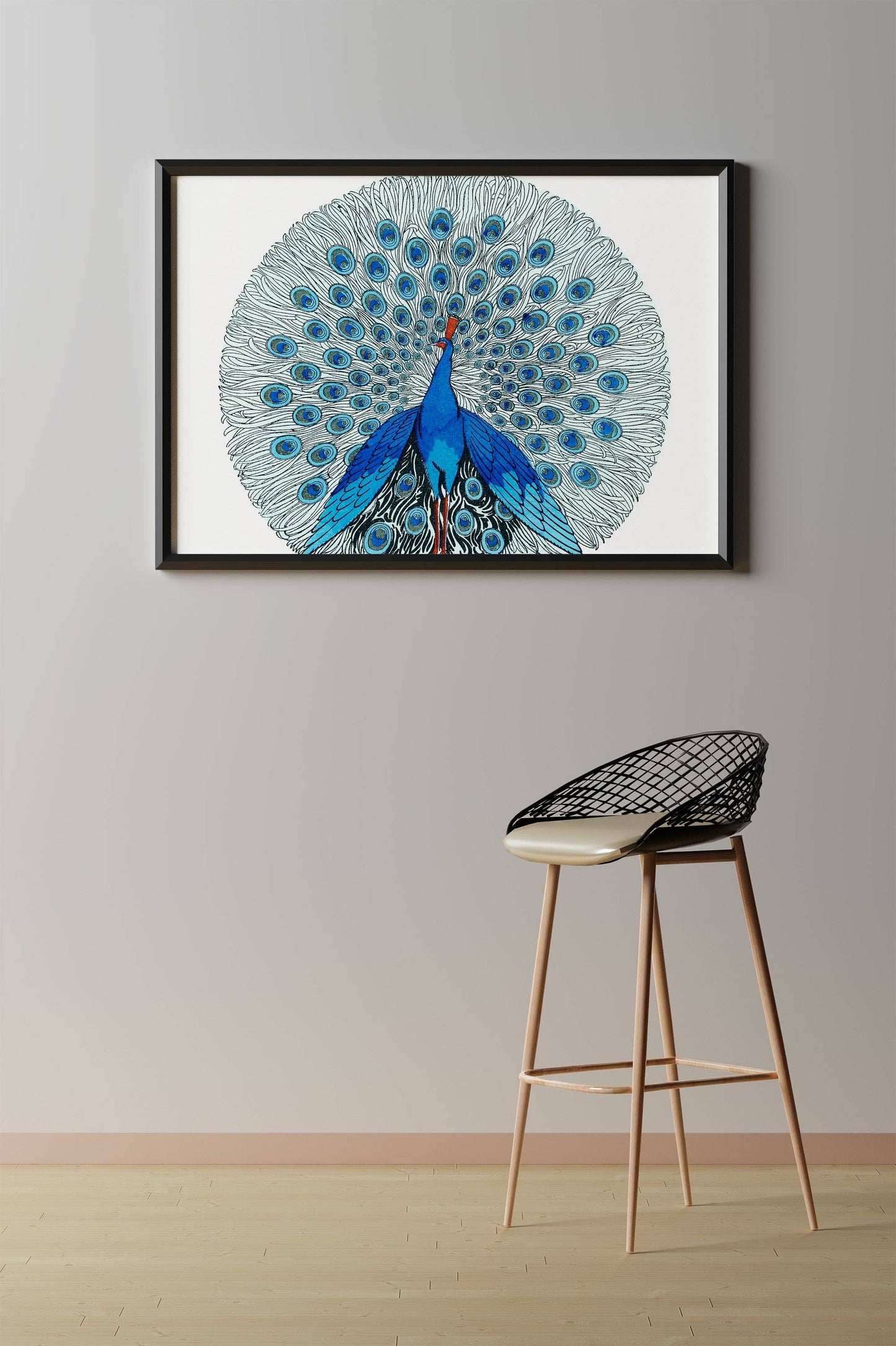 Blue Peacock