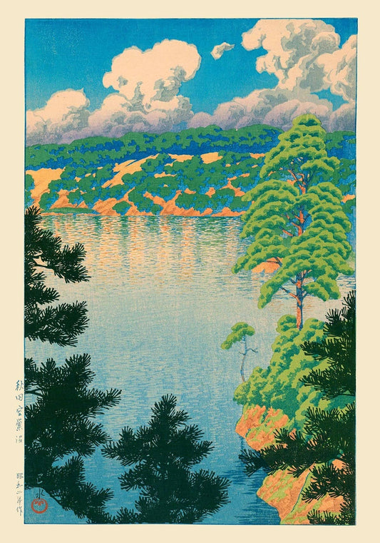 Lago Akisu de Hasui