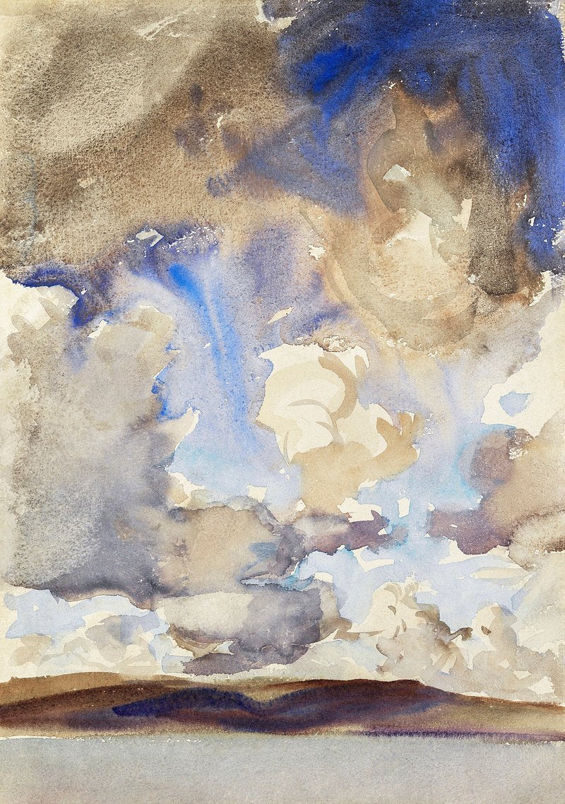 Nubes (1897) de John Singer Sargent