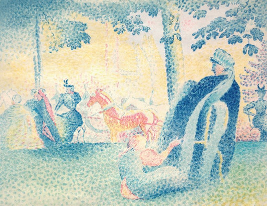 En el parque (1856-1910) de Henri-Edmond Cross