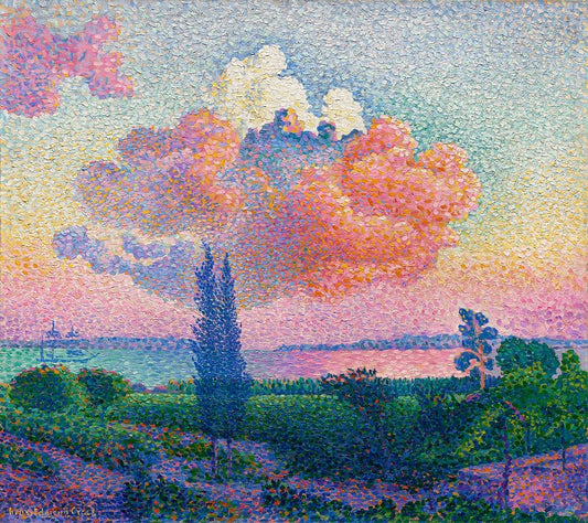 The Pink Cloud (1896) painting by Henri-Edmond Cross