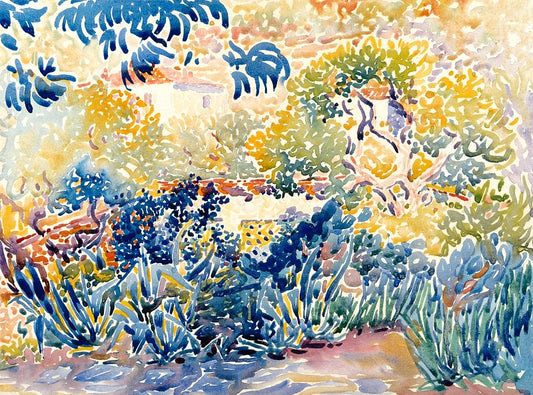 El jardín del artista en Saint-Clair (1904-1905), de Henri-Edmond Cross