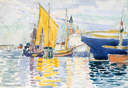 Venecia-La Giudecca (1903) de Henri-Edmond Cross