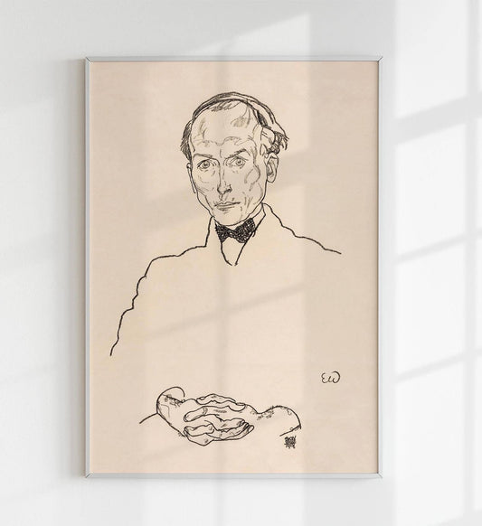 Dr Ernst Wagner by Egon Schiele