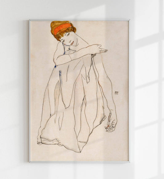 La bailarina (Die Tänzerin), 1913 de Egon Schiele