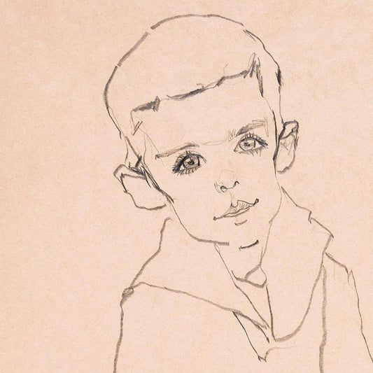 Retrato de Herbert Rainer de Egon Schiele