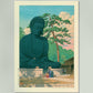 Great Buddha at Kamakura by Hasui