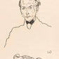 Dr. Ernst Wagner por Egon Schiele