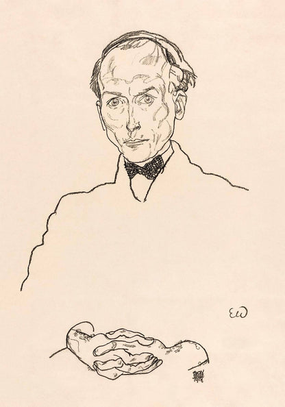 Dr. Ernst Wagner por Egon Schiele