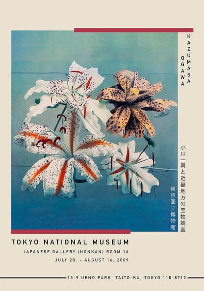 Cartel de la exposición Lily Chart III de Ogawa Kazumasa