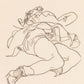 Reclining Woman with Raised Skirt by Egon Schiele