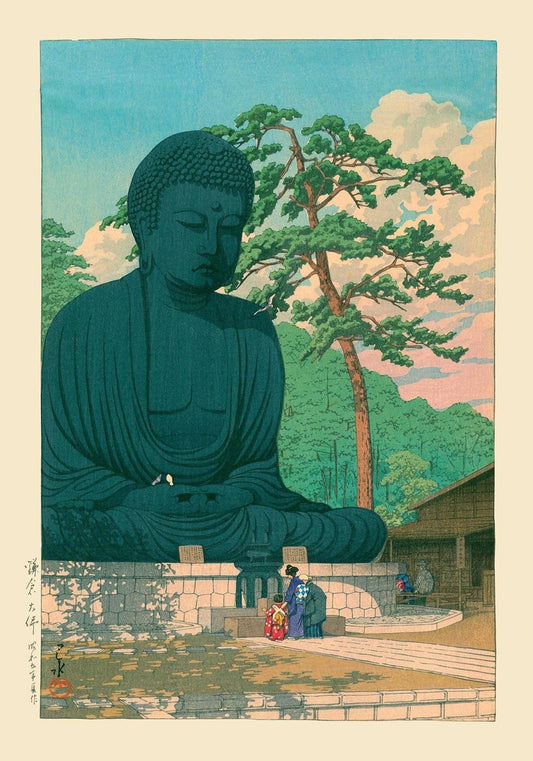 Gran Buda en Kamakura, de Hasui