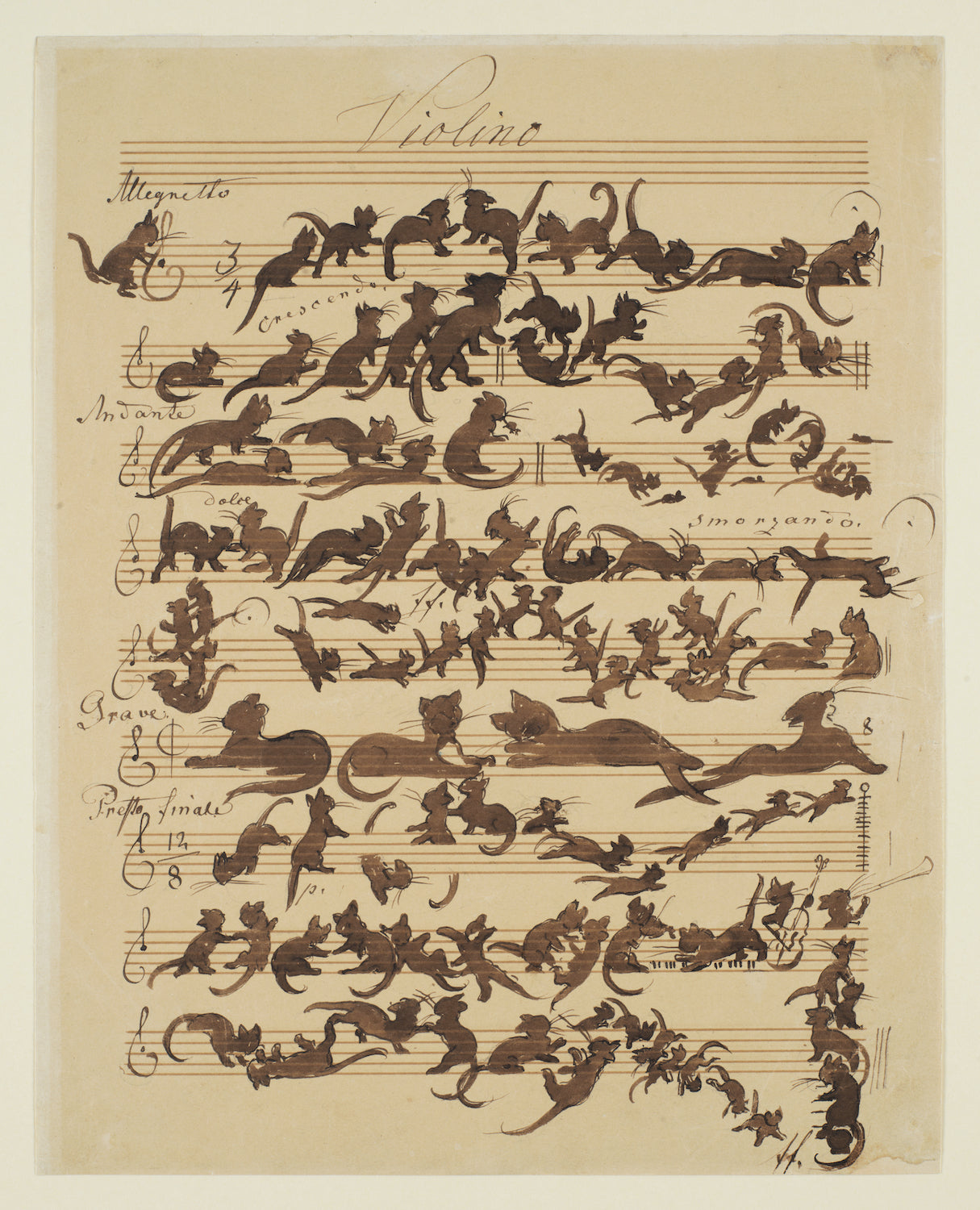 Cat Symphony by Moritz von Schwind