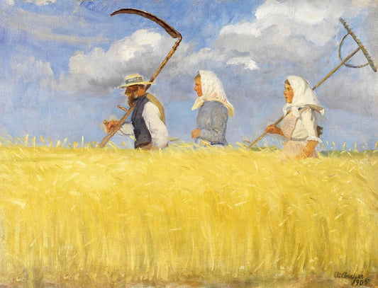 Cosechadores de Anna Ancher (1905).