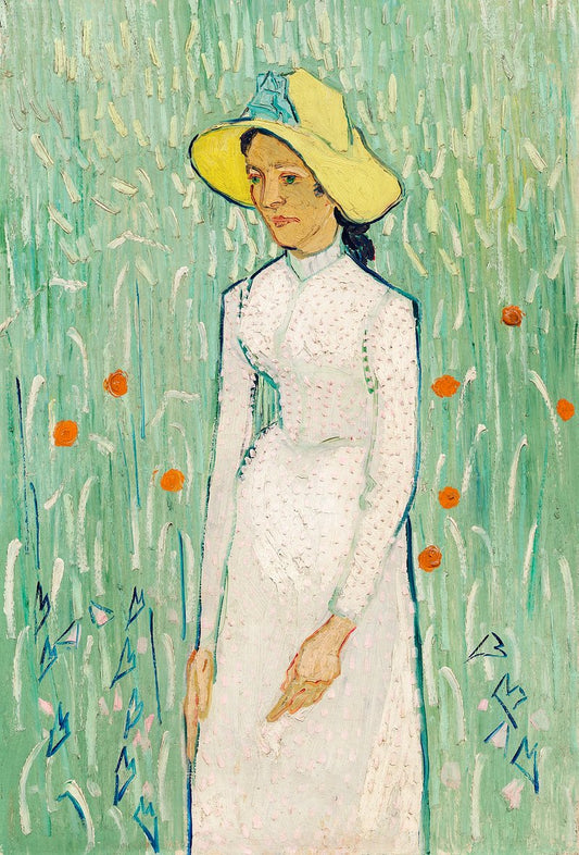 La muchacha de blanco (1890) de Vincent van Gogh