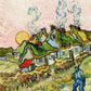 Houses and Figure (1890) by Vincent van Gogh